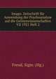 Imago. Zeitschrift fur Anwendung der Psychoanalyse auf die Geisteswissenschaften VII 1921 Heft 2, Sigmund Freud 