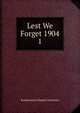 Lest We Forget 1904. 1, Southwestern Baptist University 
