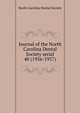 Journal of the North Carolina Dental Society serial. 40 (1956-1957), North Carolina Dental Society 