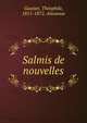 Salmis de nouvelles, Theophile Gautier 
