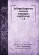 Sylloge fungorum omnium hucusque cognitorum. 1-4, Saccardo, P. A. (Pier Andrea), 1845-1920,Traverso, Giovanni Battista, 1878- 
