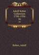 Adolf Kober Collection 1700-1956. 26, Kober, Adolf 