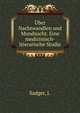 Uber Nachtwandlen und Mondsucht. Eine medizinisch-literarische Studie, Sadger, J. 