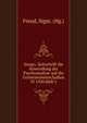 Imago. Zeitschrift fur Anwendung der Psychoanalyse auf die Geisteswissenschaften VI 1920 Heft 1, Sigmund Freud 