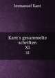 Kant's gesammelte schriften, Kant Immanuel 