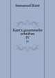 Kant's gesammelte schriften, Kant Immanuel 