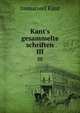Kant's gesammelte schriften, Kant Immanuel 