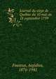 Journal du siege de Quebec du 10 mai au 18 septembre 1759, Fauteux, Aegidius, 1876-1941 