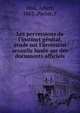 Les perversions de l'instinct g?nital, ?tude sur l'inversion sexuelle bas?e sur des documents officiels, Moll, Albert, 1862-,Pactet, F 