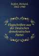 Flugschriften aus der Deutschen demokratischen Partei, Seyfert, Richard, 1862-1940 