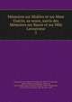 Memoires sur Moliere et sur Mme Guerin, sa veuve, suivis des Memoires sur Baron et sur Mlle Lecouvreur, Grimarest, Jean L?onor Le Gallois de, 1659-1713,Boudin, Mme. Fameuse com?dienne,Allainval, M. d' (L?onor-Jean-Christine Soulas), 1700-1753,Moli?re, 1622-1673,La Fontaine, Jean de, 1621-1695 
