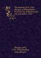 The journal of Dr. John Morgan of Philadelphia : from the city of Rome to the city of London, 1764 :, Morgan, John, 1735-1789,Harding, Julia Morgan 