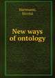 New ways of ontology, Hartmann, Nicolai 