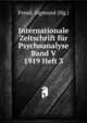 Internationale Zeitschrift fur Psychoanalyse Band V 1919 Heft 3, Sigmund Freud 
