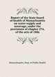 Report of the State board of health of Massachusetts on water-supply and sewerage, under the provisions of chapter 274, of the acts of 1886, Massachusetts. Dept. of Public Health 