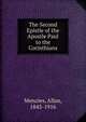 The Second Epistle of the Apostle Paul to the Corinthians, Menzies, Allan, 1845-1916 