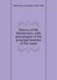 History of the Mackenzies, with genealogies of the principal families of the name, Mackenzie, Alexander, 1838-1898 