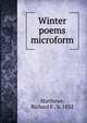 Winter poems microform, Matthews, Richard F., b. 1832 