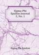 Sigma Phi Epsilon Journal. 5, No. 1, Sigma Phi Epsilon 