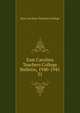 East Carolina Teachers College Bulletin, 1940-1941. 31, East Carolina Teachers College 