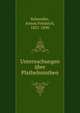 Untersuchungen uber Plathelminthen, Schneider, Anton Friedrich, 1831-1890 