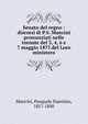 Senato del regno : discorsi di P.S. Mancini pronunziati nelle tornate del 3, 4, 6 e 7 maggio 1877.del Loro ministero, Mancini, Pasquale Stanislao, 1817-1888 