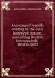 A volume of records relating to the early history of Boston, containing Boston town records, 1814 to 1822, Boston (Mass.). Registry Dept 