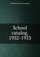 School catalog, 1932-1933, Philadelphia Musical Academy 