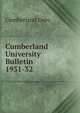 Cumberland University Bulletin. 1931-32, Cumberland Univ. 