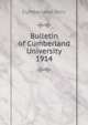Bulletin of Cumberland University. 1914, Cumberland Univ. 