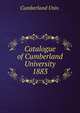 Catalogue of Cumberland University. 1883, Cumberland Univ. 