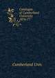 Catalogue of Cumberland University. 1876-77, Cumberland Univ. 