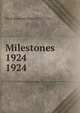 Milestones 1924. 1924, Ward-Belmont School (1913-1951) 