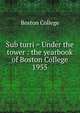 Sub turri = Under the tower : the yearbook of Boston College. 1955, Boston College 