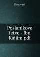 Poslanikove fetve - Ibn Kajjim.pdf, Kosovari 