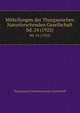 Mitteilungen der Thurgauischen Naturforschenden Gesellschaft. bd. 24 (1922), Thurgauische Naturforschende Gesellschaft 