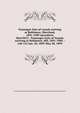 Passenger lists of vessels arriving at Baltimore, Maryland, 1891-1909 microform. Reel 0012 - Passenger Lists of Vessels Arriving at Baltimore, MD, 1891-1909. - 140-141 Jan. 20, 1899-May 28, 1899, United States. Bureau of Customs,United States. National Archives and Records Service 