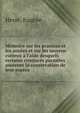 M?moire sur les pranizes et les anc?es et sur les moyens curieux ? l'aide desquels certains crustac?s parasites assurent la conservation de leur esp?ce, Hesse, Eug?ne 