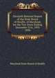 Eleventh Biennial Report of the State Board of Health, of Maryland, for the Two Years Ending December 31st, 1895.. 1896, Maryland State Board of Health 