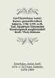 Gr?f Eszterh?zy Antal; kurucz gener?lis t?bori k?nyve, 1706-1709. A.M. Tud. Akad?mia T?rt?nelmi Bizotts?g?nak megbiz?s?b?l k?zli: Thaly K?lm?n, Esterh?zy, Antal, Gr?f, 1676-1722,Thaly, K?lm?n, 1839-1909 