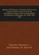 Report of Clarence L. Vincent, of Worcester County, and Dr. Jesse W. Downey, of Frederick County, the Commissioners of Fisheries of Maryland, for 1900-1901.. 1902, Vincent, Clarence L., and Downey, Dr. Jesse W. 