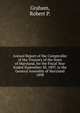 Annual Report of the Comptroller of the Treasury of the State of Maryland, for the Fiscal Year Ended September 30, 1897, to the General Assembly of Maryland.. 1898, Graham, Robert P. 