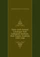Sixty-sixth Annual Catalogue York Collegiate Institute,York County Academy. 1939-1940, York Collegiate Institute; York County Academy 