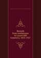 Records from tombstones in Laurel Hill Cemetery, 1853-1927, Daughters of the American Revolution. California State Society. Genealogical Records Committee 