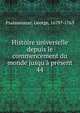 Histoire universelle depuis le commencement du monde jusqu'? pr?sent, Psalmanazar, George, 1679?-1763 