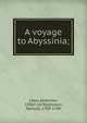 A voyage to Abyssinia;, Lobo, Jer?nimo, 1596?-1678,Johnson, Samuel, 1709-1784 