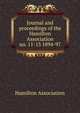 Journal and proceedings of the Hamilton Association. no. 11-13 1894-97, Hamilton Association 