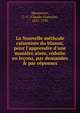 La Nouvelle m?thode raisonn?e du blason, pour l'apprendre d'une mani?re ais?e, r?duite en le?ons, par demandes & par r?ponses, Menestrier, C.-F. (Claude-Fran?ois), 1631-1705 