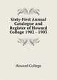 Sixty-First Annual Catalogue and Register of Howard College 1902 - 1903, Howard College 