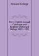 Forty-Eighth Annual Catalogue and Register of Howard College 1889 - 1890, Howard College 
